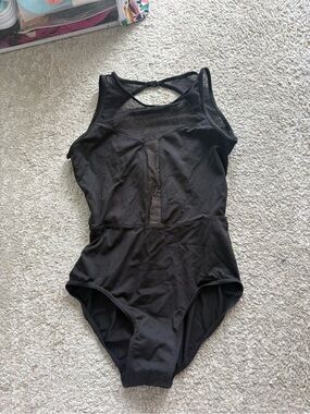 Mirella black leotard